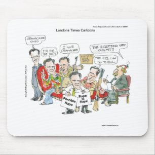 Mitt Romney in Therapy Funny T-Shirts Karten Gesch Mousepad