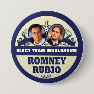 Mitt Romney / Marco Rubio 2012 Button