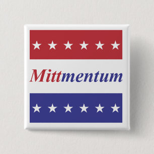 Mitt Romney "Mittmentum"-Taste Button