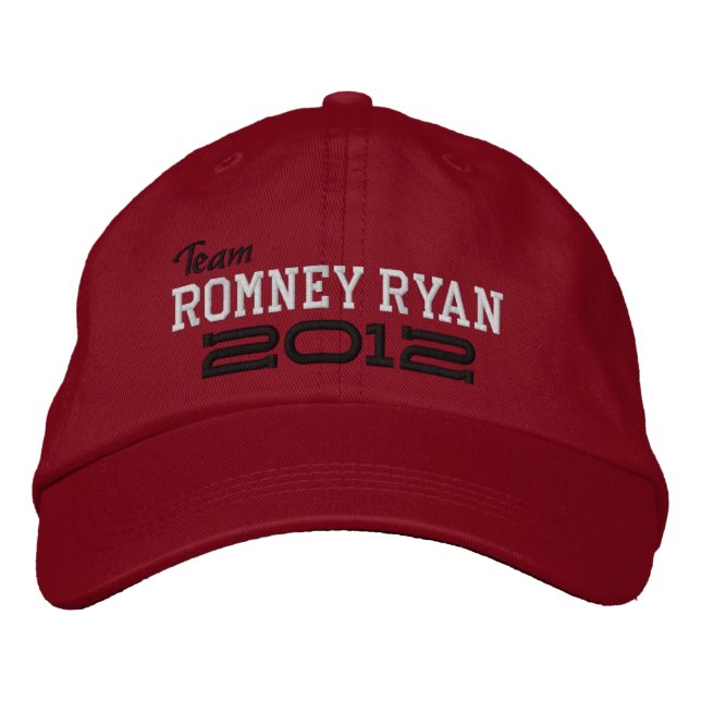 Mitt Romney Paul Ryan 2012 Bestickte Baseballkappe (Vorderseite)