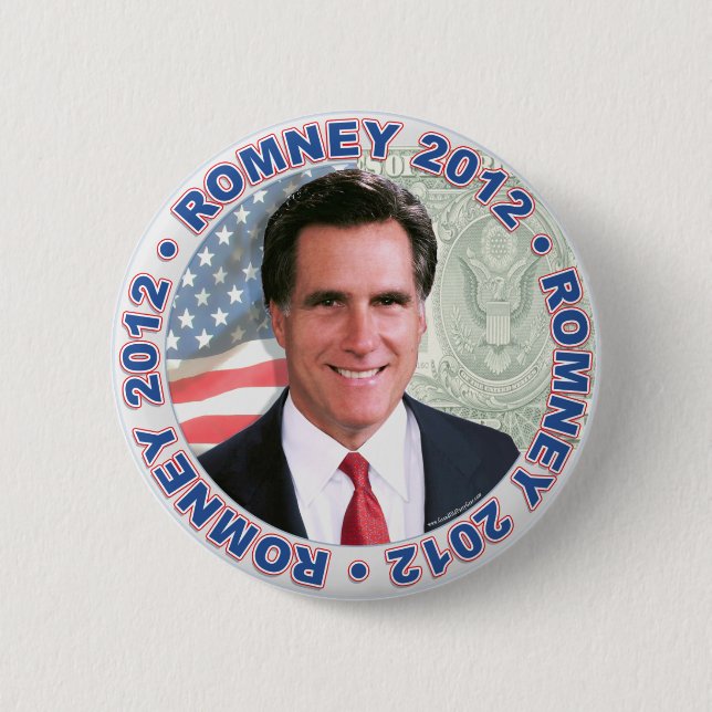 Mitt Romney-Präsident 2012 Gang Button (Vorderseite)