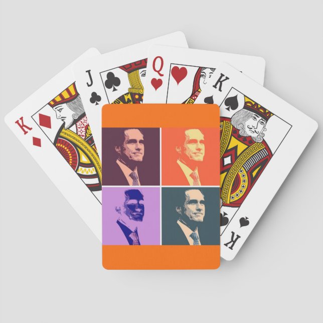 Mitt Romney Spielkarten (Rückseite)