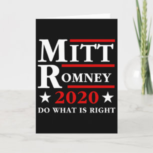 Mitt Romney Tu Was Richtig Ist Anti-Trump-Republik Karte
