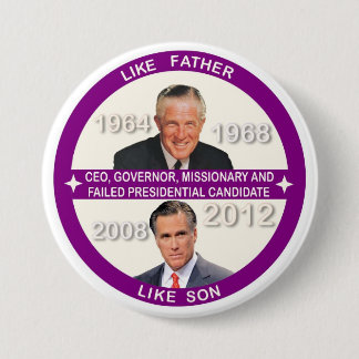 Mitt Romney u. George Romney Button