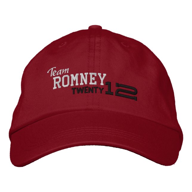 Mitt Romney Zwölf 2012 Bestickte Baseballkappe (Vorderseite)