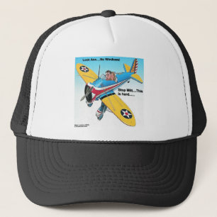 Mitt Windows-Flugzeug Funny Geschenke & T-Shirts Truckerkappe