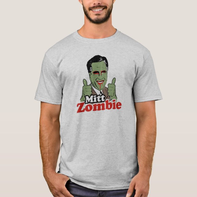 Mitt-Zombie T-Shirt (Vorderseite)