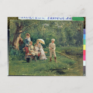 Mittag, 1881 postkarte