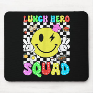 Mittag-Held-Squad Zurück zum Schulessen Ladys Café Mousepad