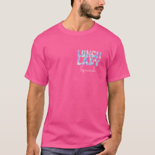 Mittag Lady Squad Groovy Zurück zur Schule Niedlic T-Shirt