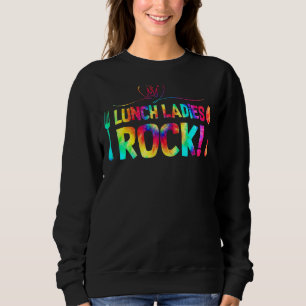 Mittag Ladys Rock Gefärbte Krawatte Mittag Lady Sq Sweatshirt