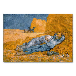 Mittag – Ruhepause von Vincent Van Gogh Tischnummer