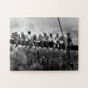 Mittagessen am Wolkenkratzer C1932 New Yorker Eise Puzzle