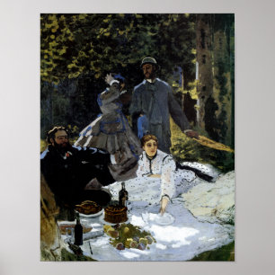 Mittagessen auf dem Gras (Le Déjeuner sur l'herbe Poster