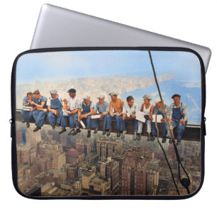 Mittagessen auf einem Wolkenkratzer 1932 NYC Remas Laptopschutzhülle