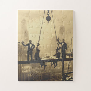 Mittagessen auf einem Wolkenkratzer Teil Zwei NYC  Puzzle