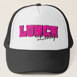 Mittagessen-Dame Truckerkappe