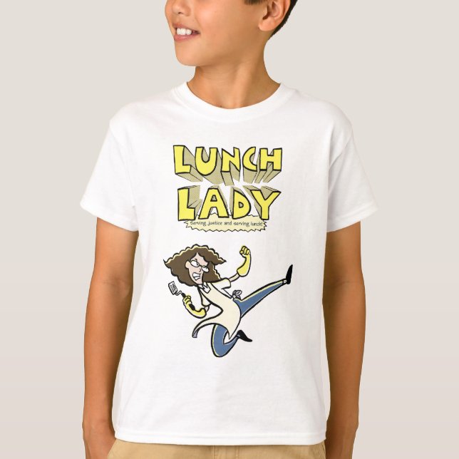 Mittagessen-Dame Youth T-Shirt (Vorderseite)