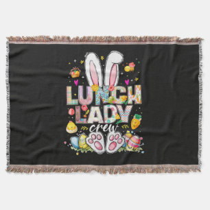 Mittagessen-Damen-Crew Lustiger Hase Decke