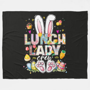 Mittagessen-Damen-Crew Lustiger Hase Fleecedecke