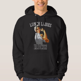 Mittagessen Damen Rock Cafeteria Arbeiter Lustig M Hoodie