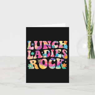 Mittagessen Damen Rock Tie Dye Cafeteria Crew Groo Karte