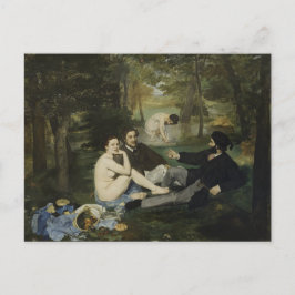 Mittagessen im Gras von Edouard Manet Postkarte