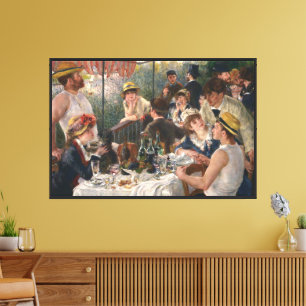 Mittagessen im Party - Auguste Renoir Leinwanddruck