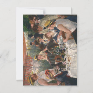 Mittagessen im Party - Auguste Renoir Postkarte