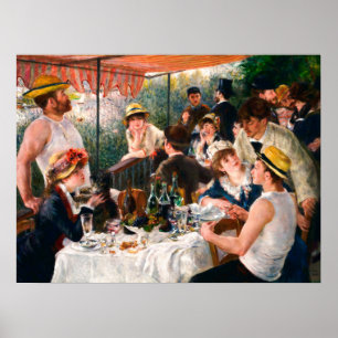Mittagessen im Party von Pierre-Auguste Re Poster