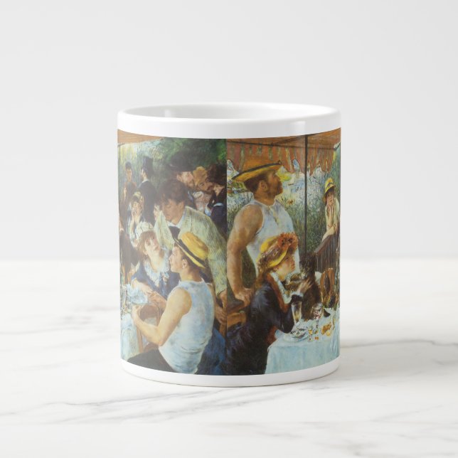 Mittagessen im Party von Pierre Renoir Jumbo-Tasse (Vorderseite)