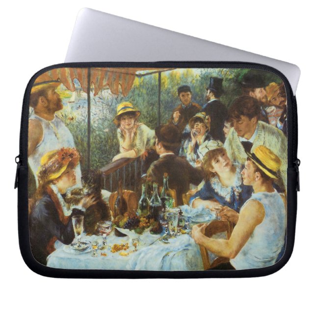 Mittagessen im Party von Pierre Renoir Laptopschutzhülle (Vorderseite)