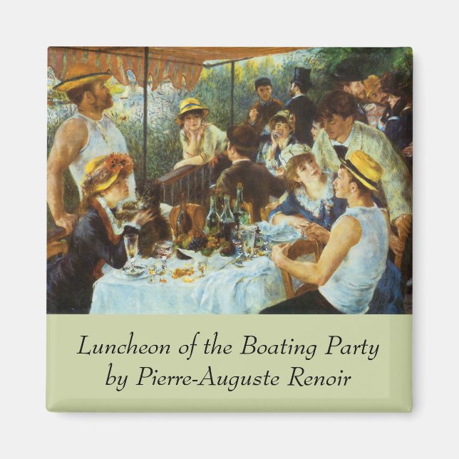 Mittagessen im Party von Pierre Renoir Magnet (Vorne)