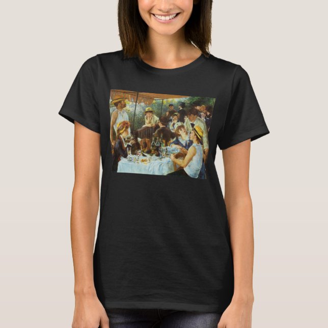 Mittagessen im Party von Pierre Renoir T-Shirt (Vorderseite)