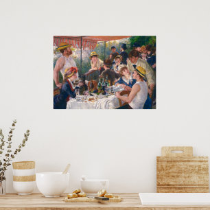 Mittagessen im Party von Renoir Poster