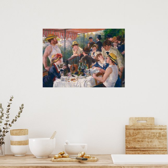 Mittagessen im Party von Renoir Poster (Küche)