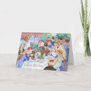 Mittagessen im sonnigen Party Karte