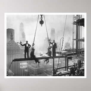 Mittagessen im Waldorf Poster