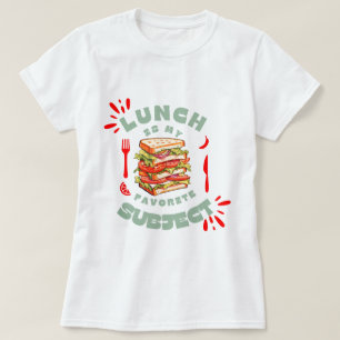 Mittagessen ist mein Lieblingsthema Funny School T T-Shirt