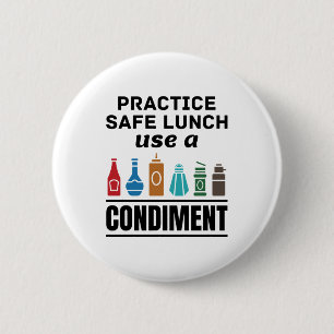 Mittagessen Lady Cafeteria Gastronomie Safe Mittag Button