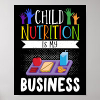 Mittagessen Lady Child Nutrition ist mein Geschäft