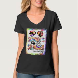 Mittagessen Lady Schools für die Gefärbte Krawatte T-Shirt