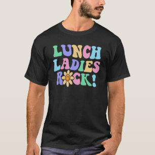 Mittagessen Ladys Rock School Mittagessen Lady Squ T-Shirt