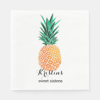 Mittagessen Napkins für Luau Party Personalisiert Serviette