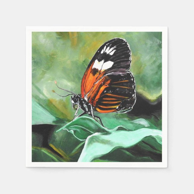 Mittagessen Napkins - Schmetterlingsdesign Serviette (Vorderseite)