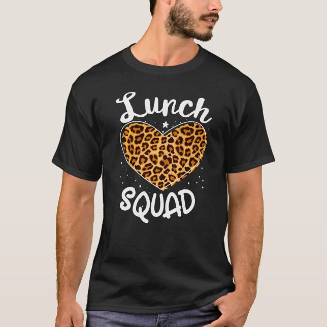 Mittagessen Squad Group Matching School Cafeteria  T-Shirt (Vorderseite)