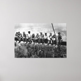 Mittagessen über einem Wolkenkratzer 1932 NYC Eise Leinwanddruck