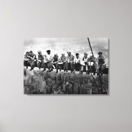 Mittagessen über einem Wolkenkratzer 1932 NYC Eise Leinwanddruck