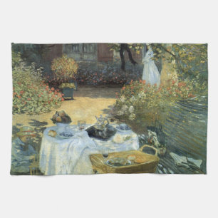 Mittagessen von Claude Monet, Vintage Impressionis Handtuch