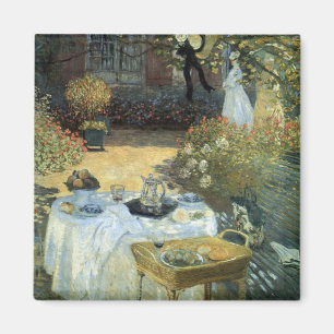 Mittagessen von Claude Monet, Vintage Impressionis Magnet